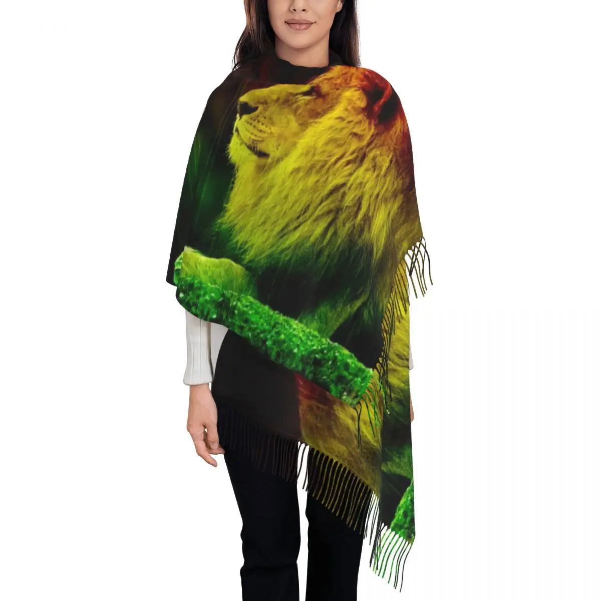 Reggae Rasta Shawl Scarf