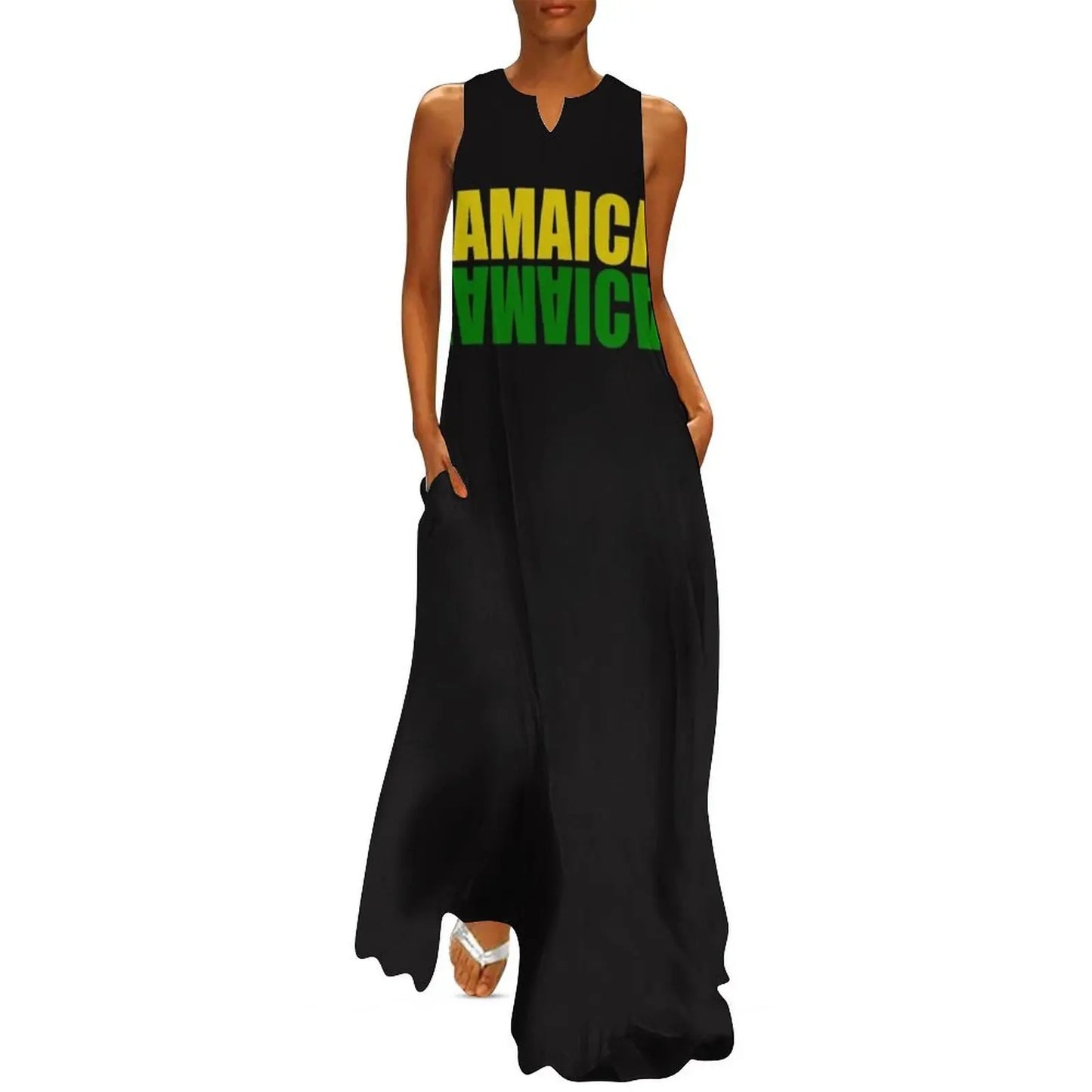 Jamaica Mirrored Plain Dress