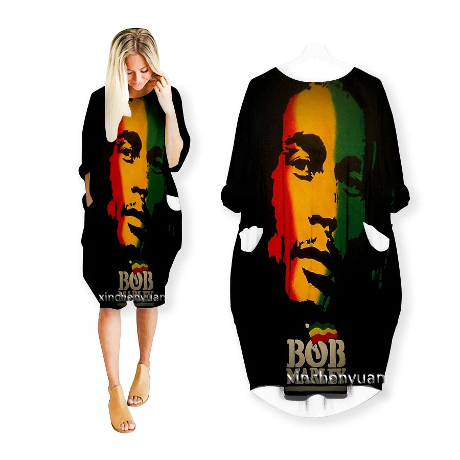 Bob 3D Mid Dress