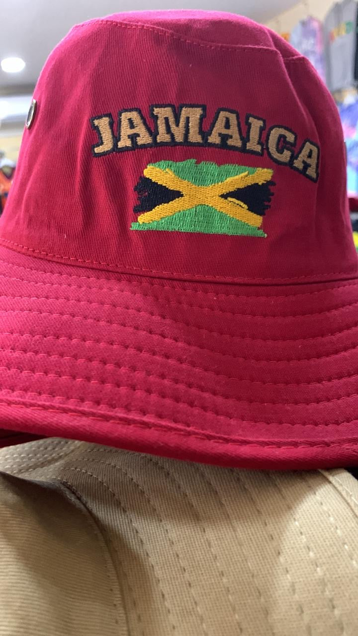 Jamaica Flag String Bucket Hat