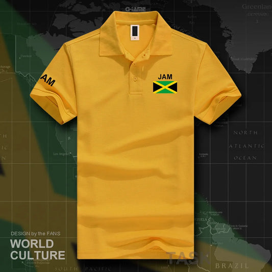 Jamaica Flag Polo Shirts