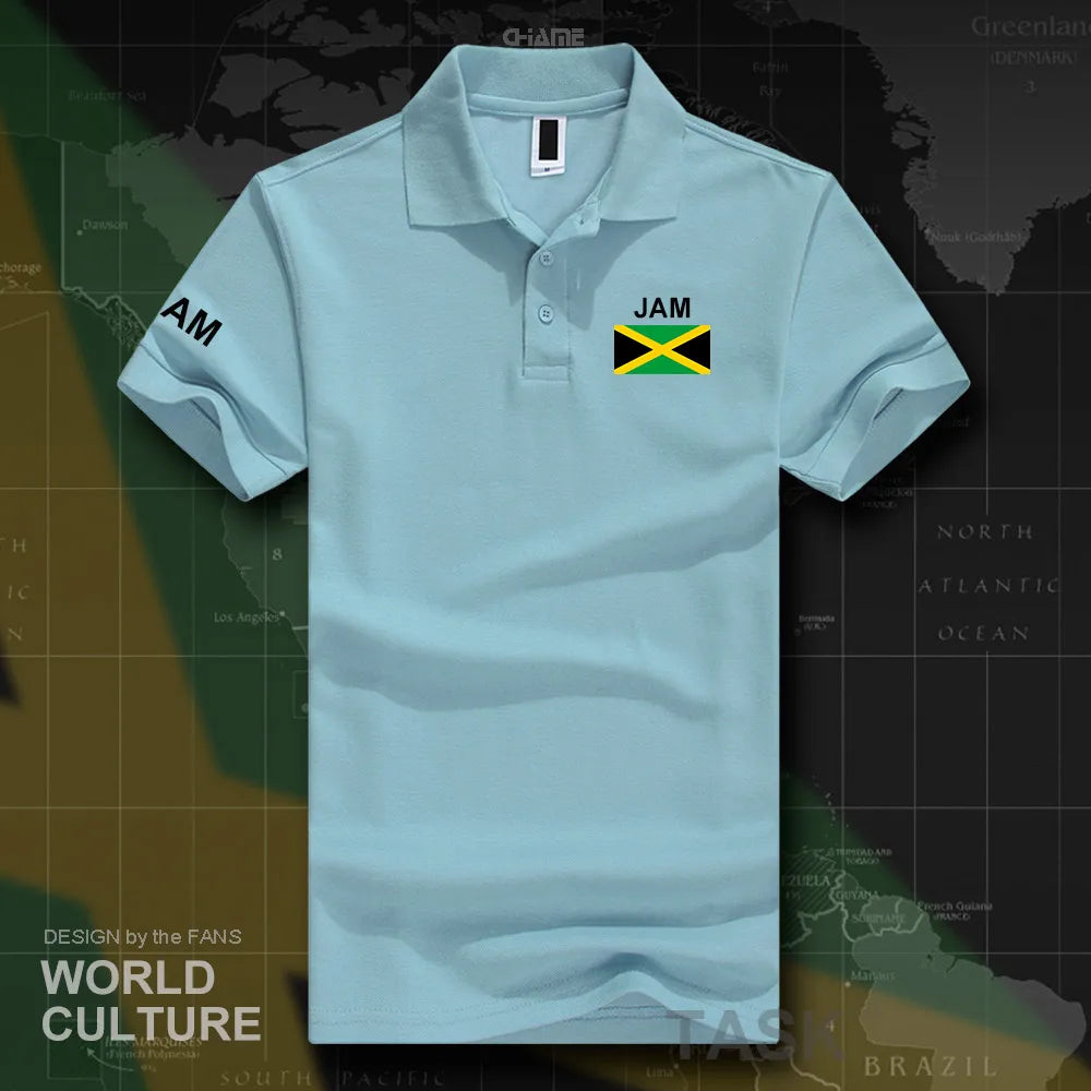 Jamaica Flag Polo Shirts