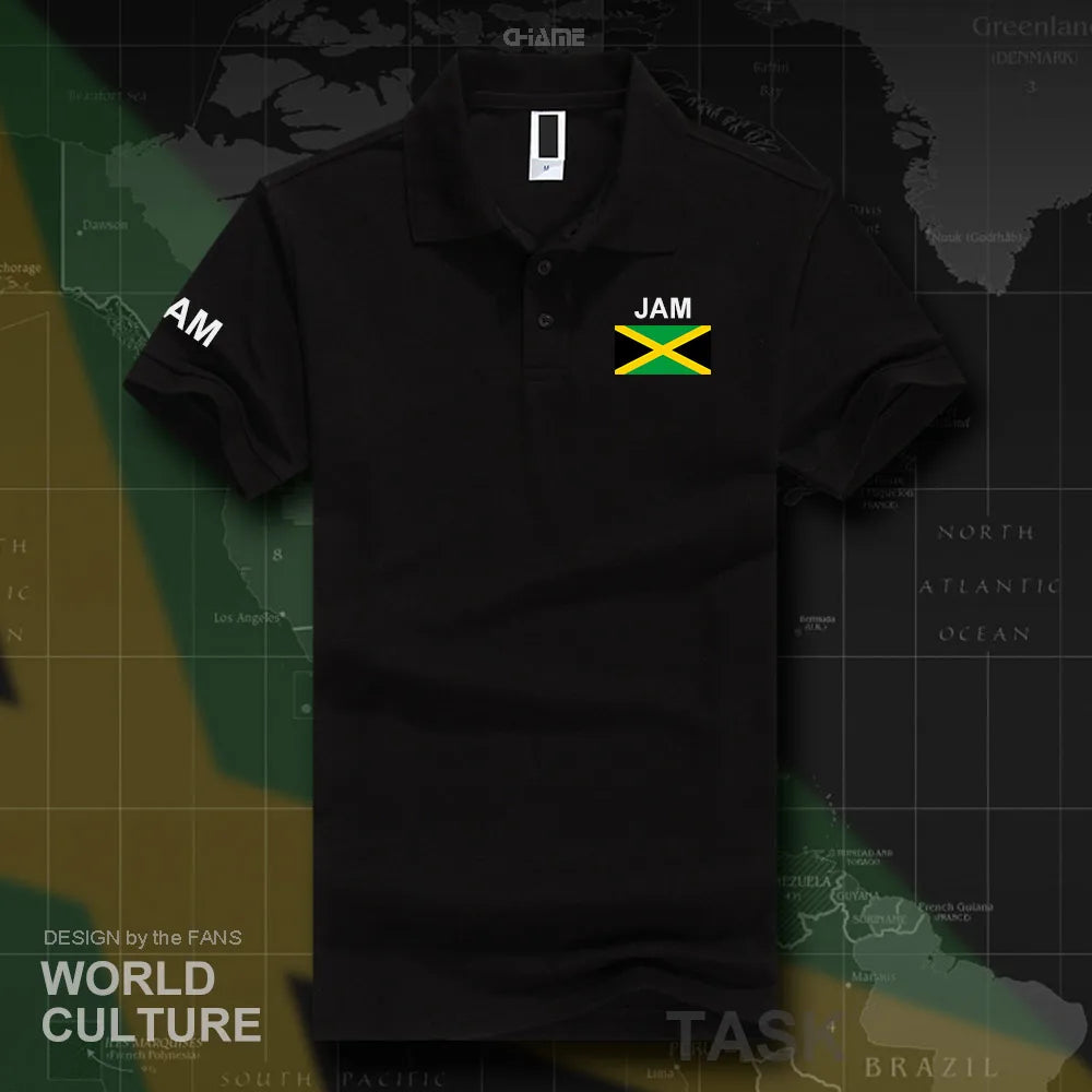 Jamaica Flag Polo Shirts