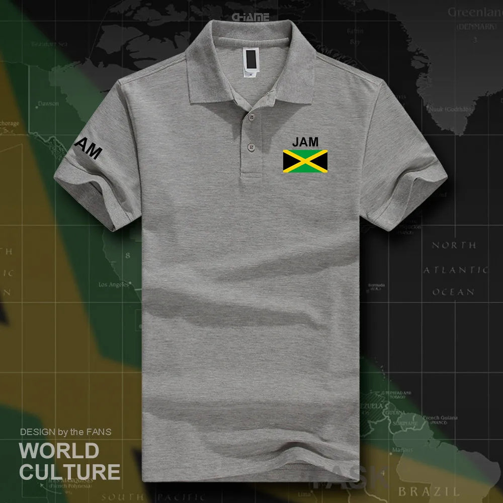 Jamaica Flag Polo Shirts