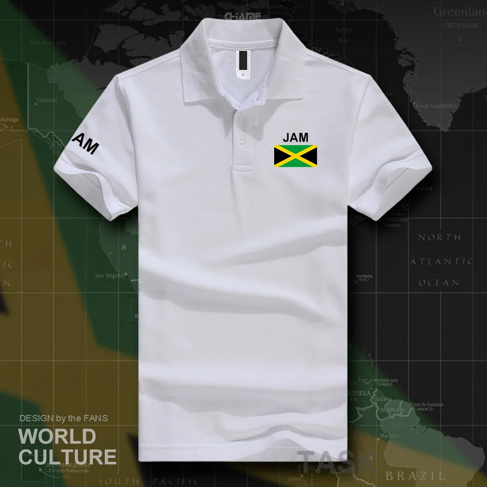 Jamaica Flag Polo Shirts