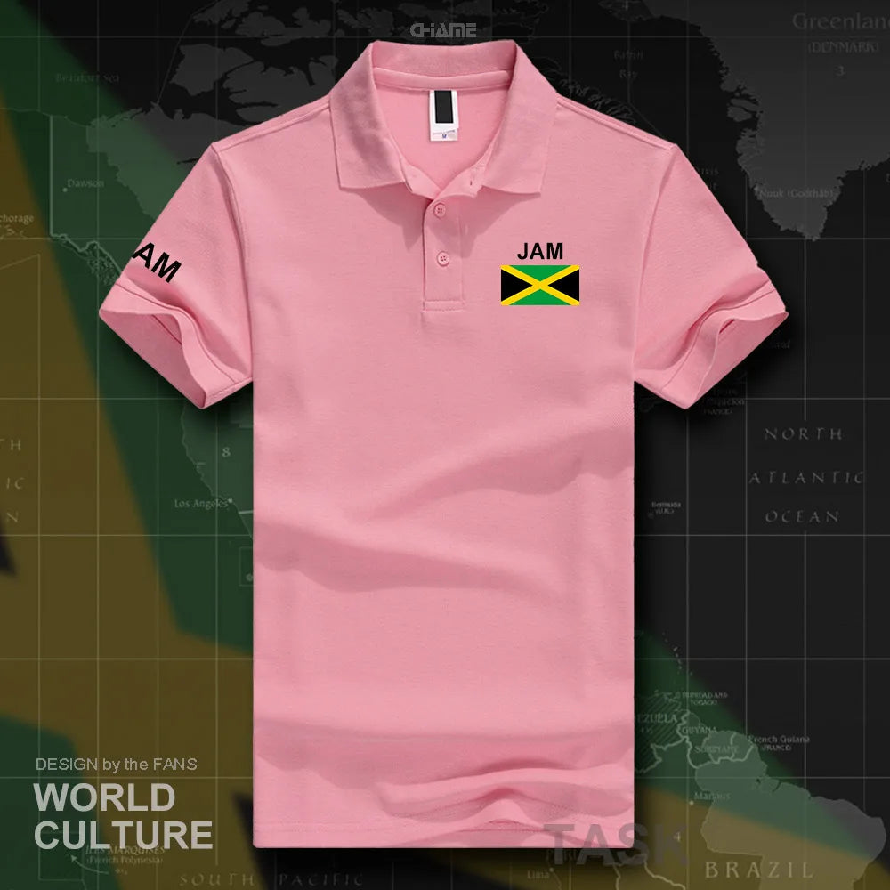 Jamaica Flag Polo Shirts