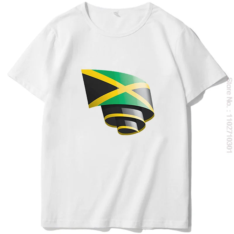 Curled Jamaican Flag T-shirt