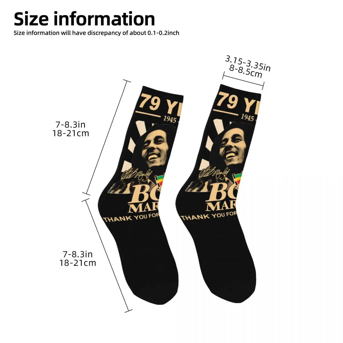 Marley Jamaica Reggae Socks