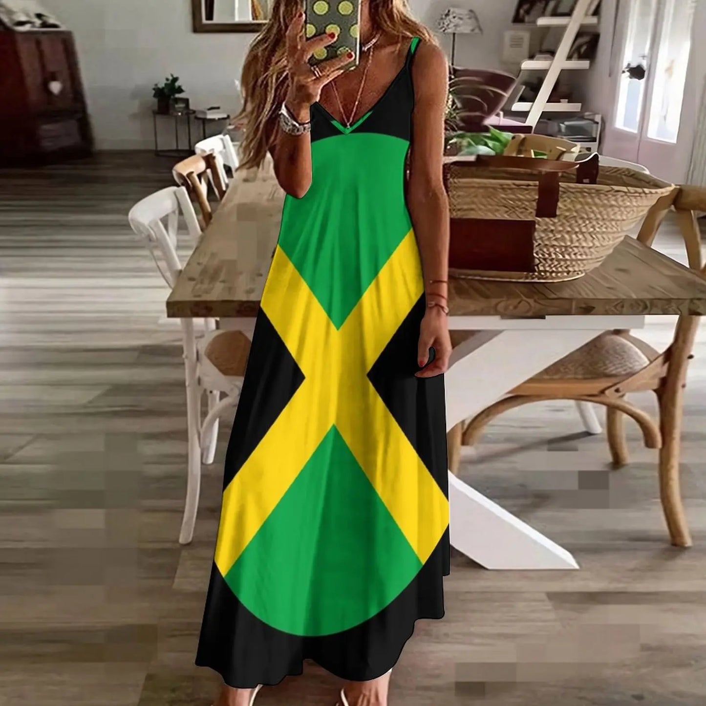 Jamaican Pride Sleeveless Dress