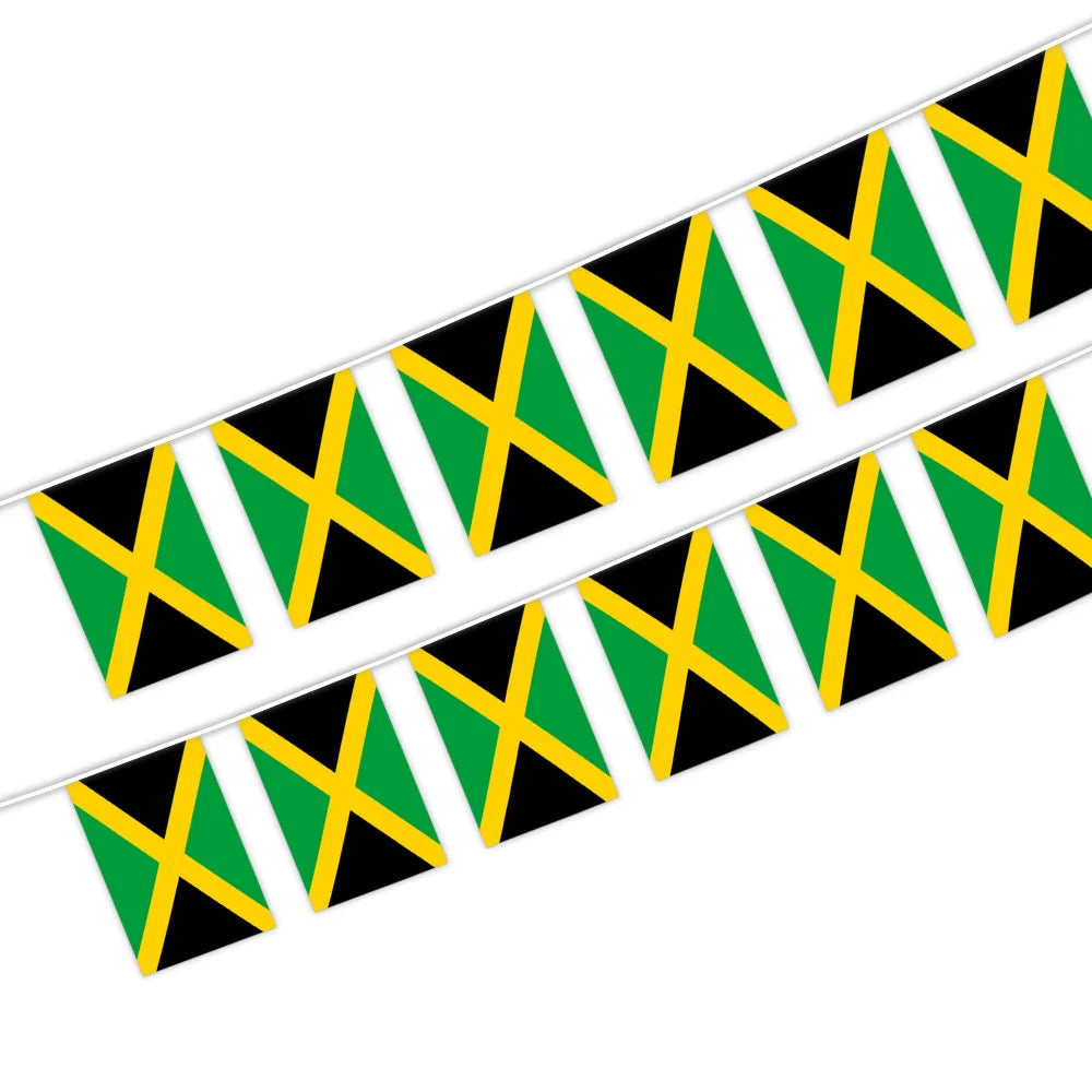 Jamaica String Flags 20Pcs