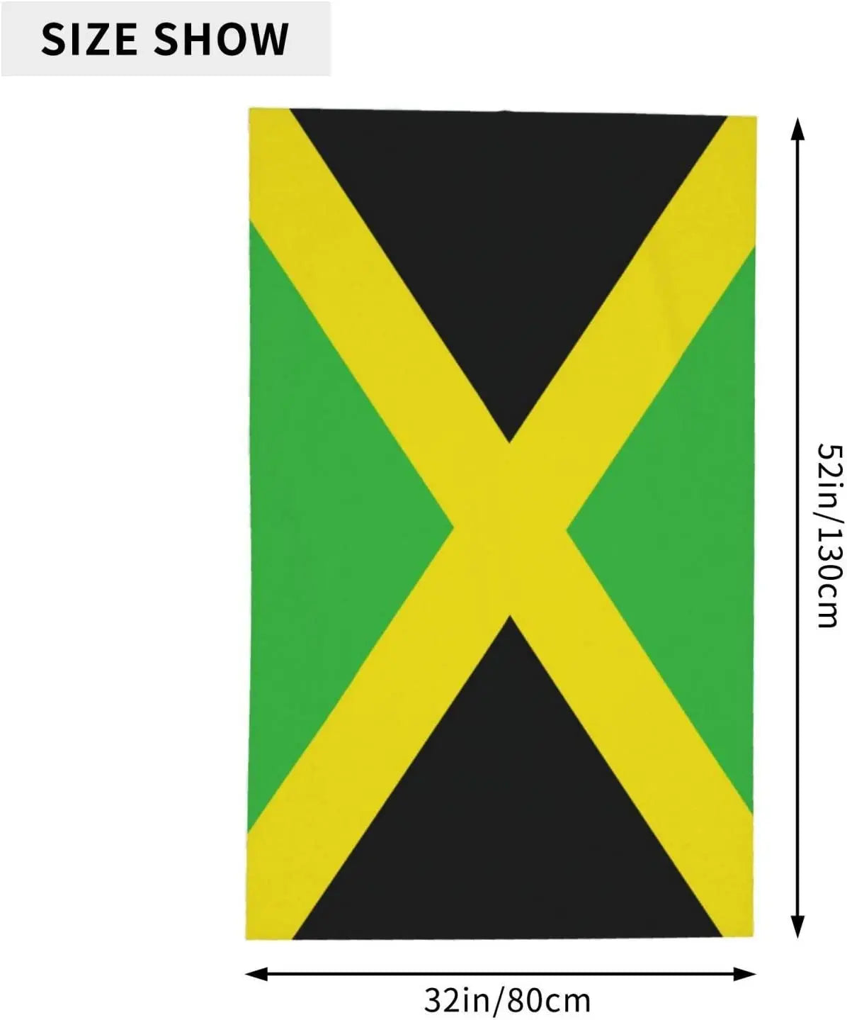 Jamaica Flag Body Towel