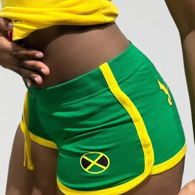 Jamaica Drawstring Elastic Shorts