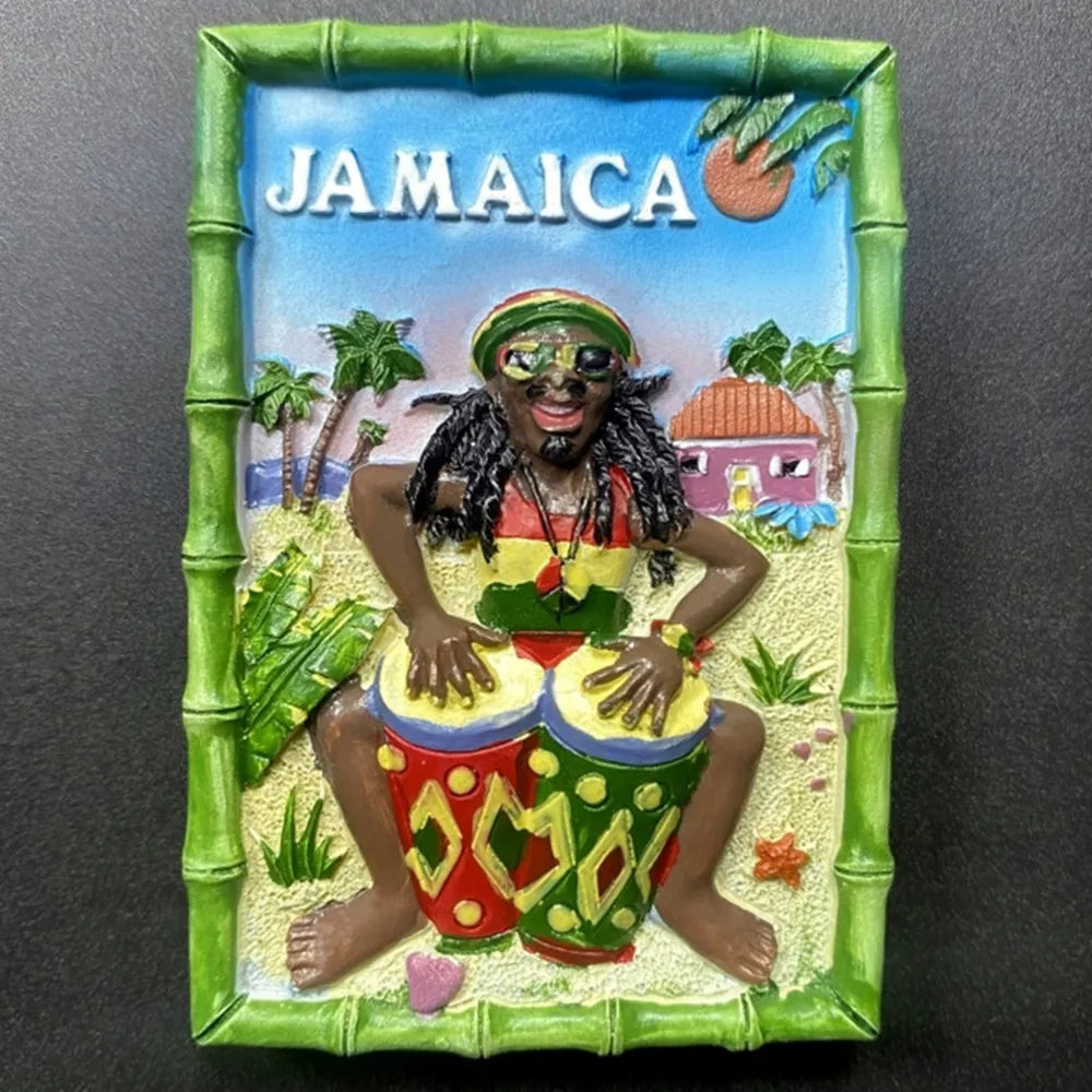 Jamaica 3D Fridge Magnets