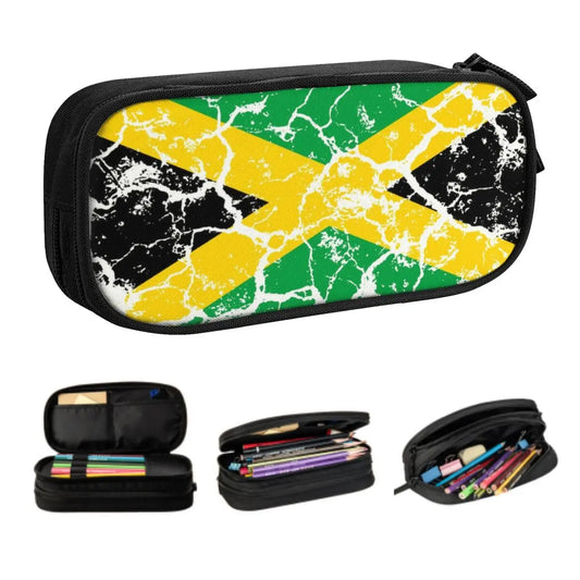 Jamaican Flag Pencil Cases