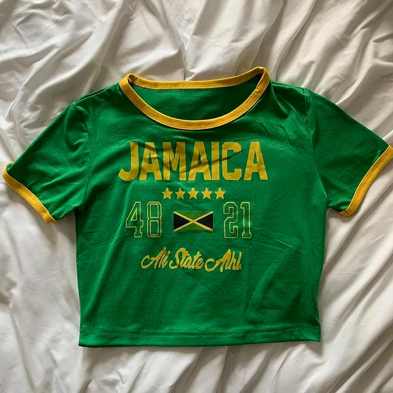 Women Jamaica Summer Tops