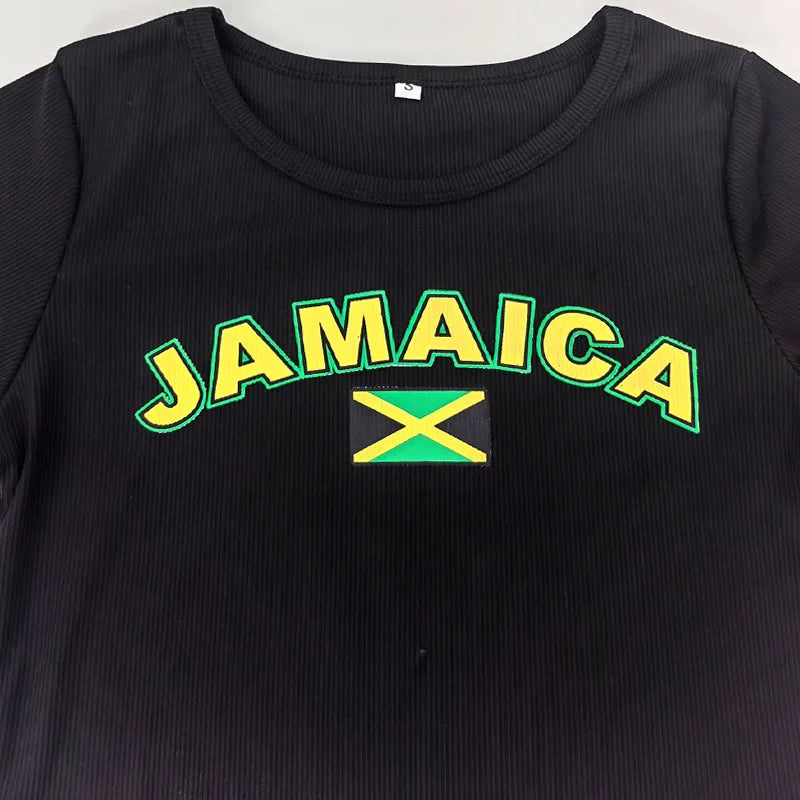 Women Jamaica T-Shirt Tops