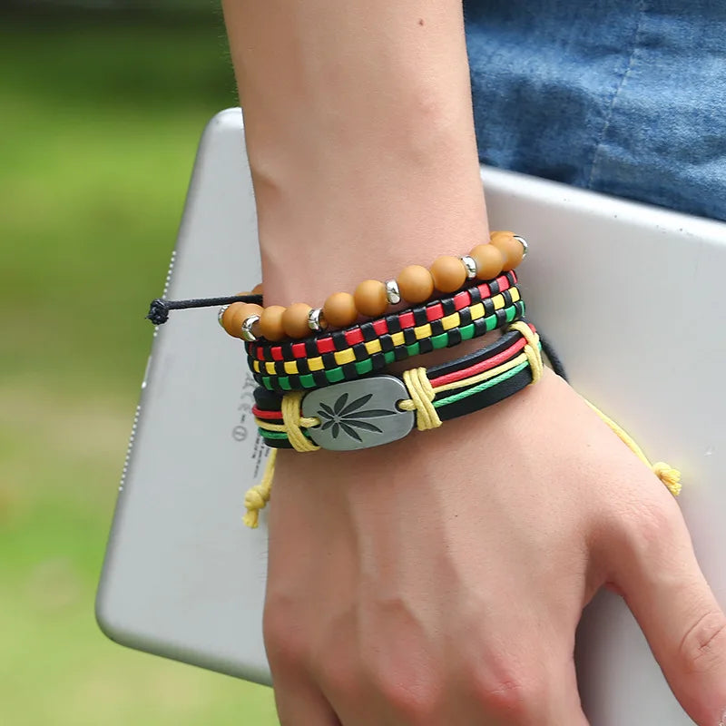 Jamaica Leather Bracelet Gift