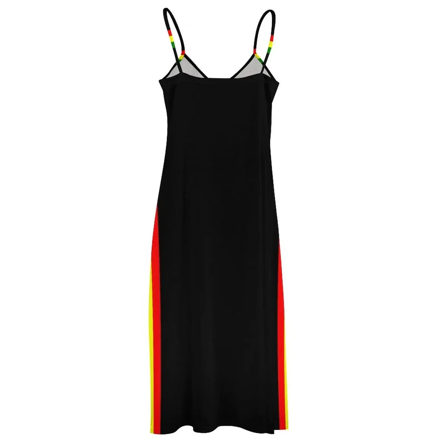 Rasta Stripe Spaghetti Dress