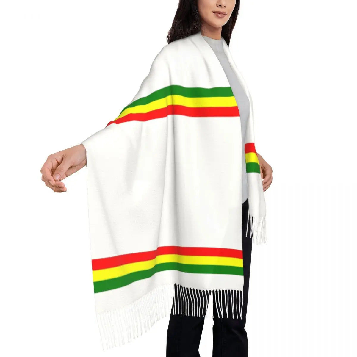 Rasta Stripe Shawl