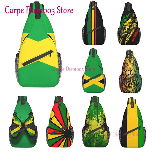 Jamaica Flag Crossbody Backpack