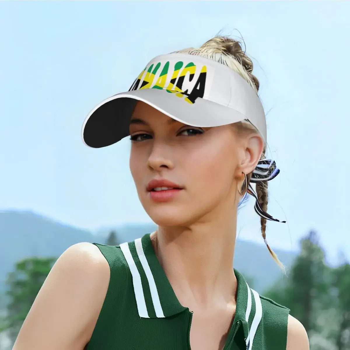 Jamaica Flag Adjustable Visor