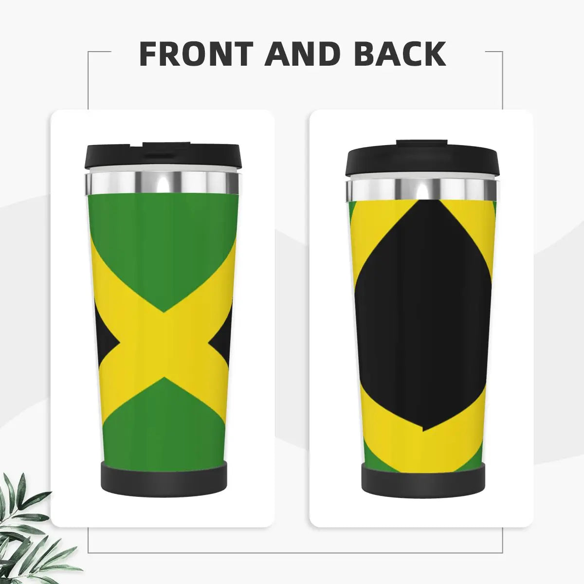 Jamaican Flag Insulation Cup