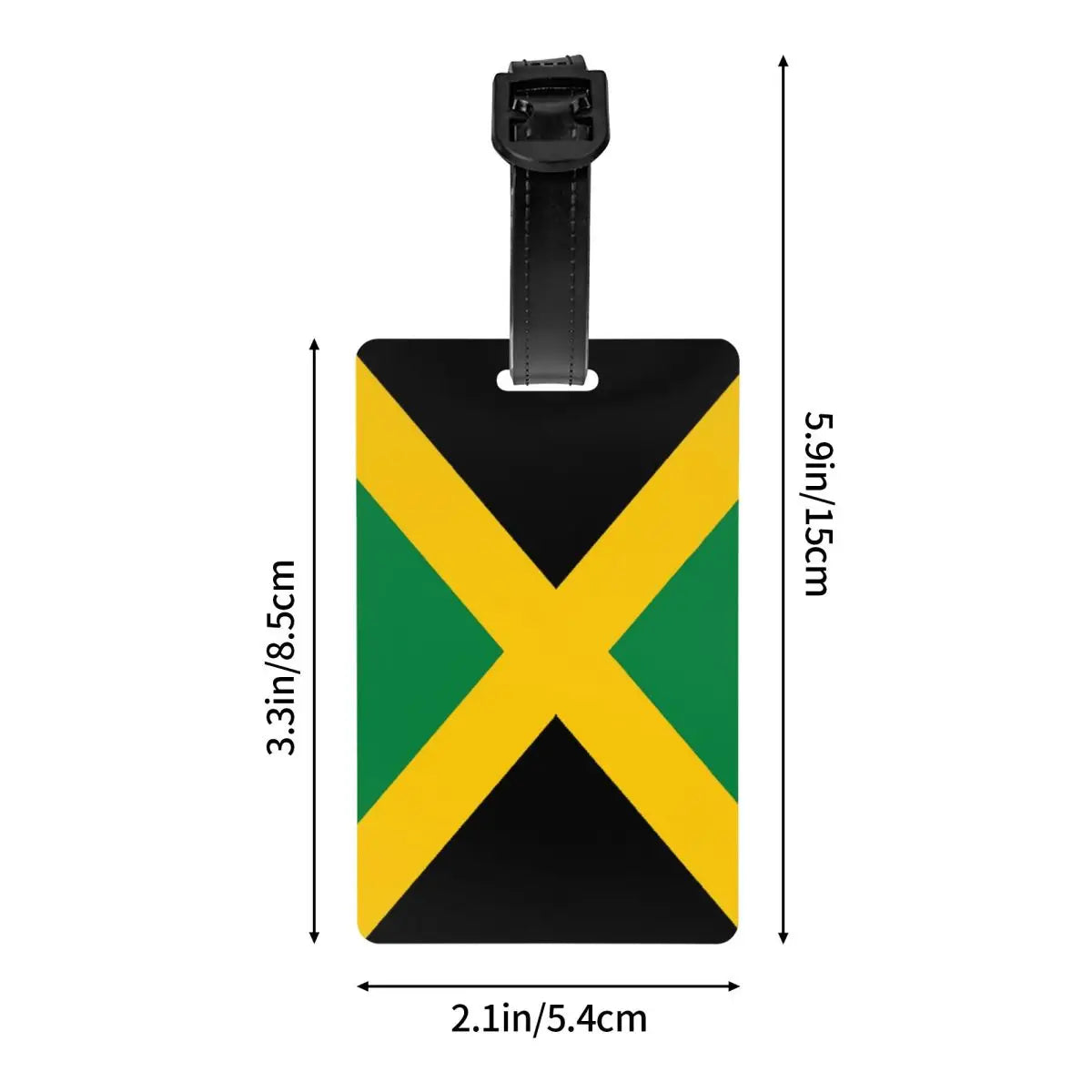 Jamaican Flag Luggage Tag