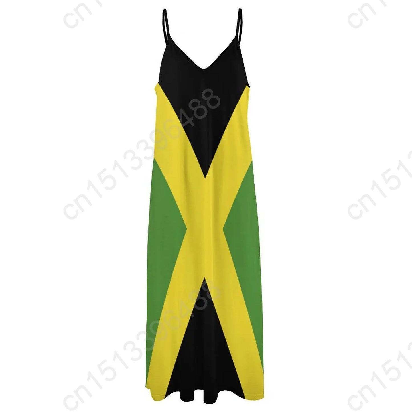 Jamaica Flag Sleeveless Dress