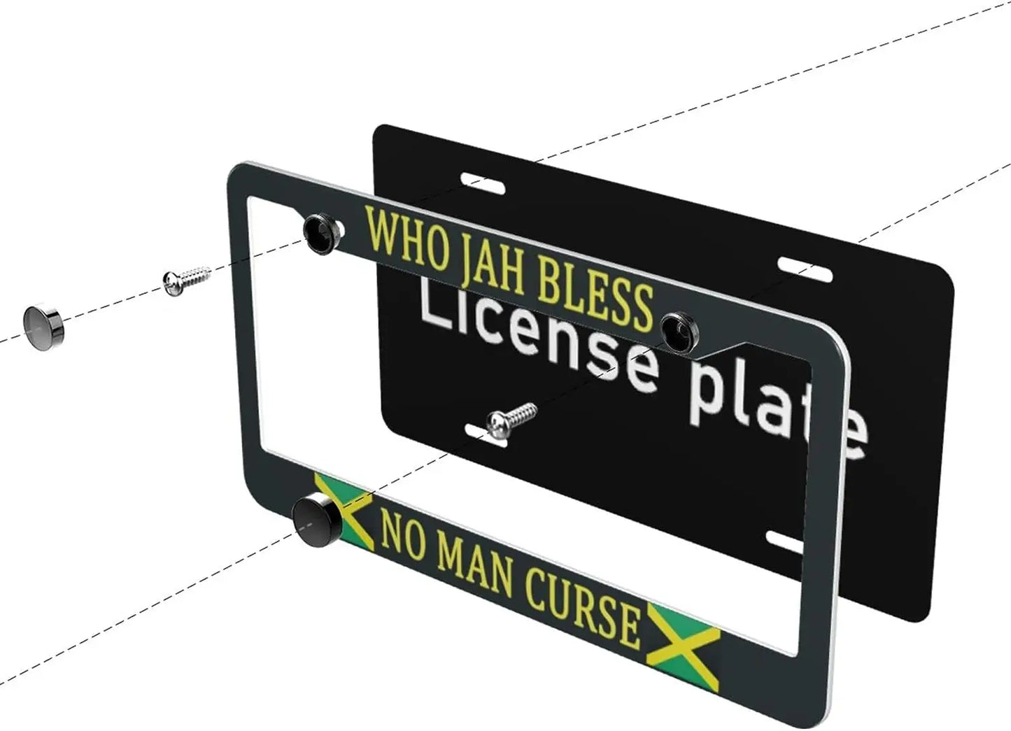 Jamaica License Plate Frame