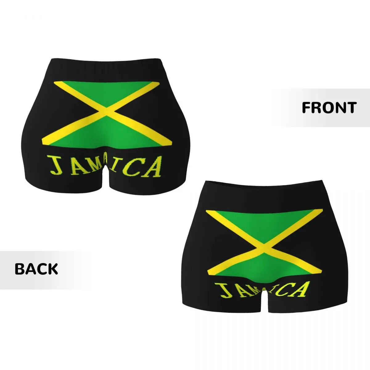 Jamaica Flag Spandex Shorts