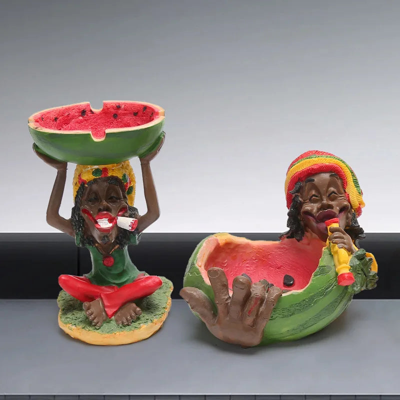 Jamaican Resin Ashtray Gift