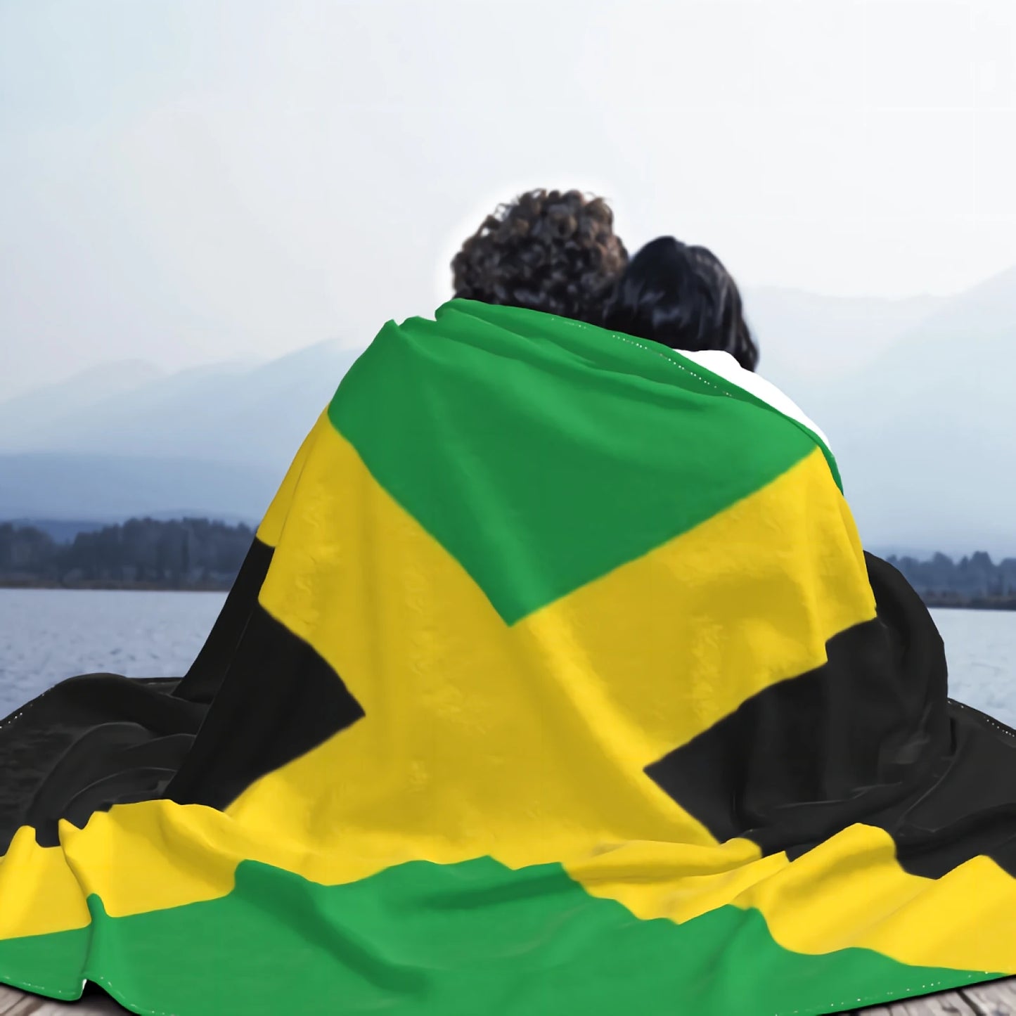 Jamaica Flag Couch Throw