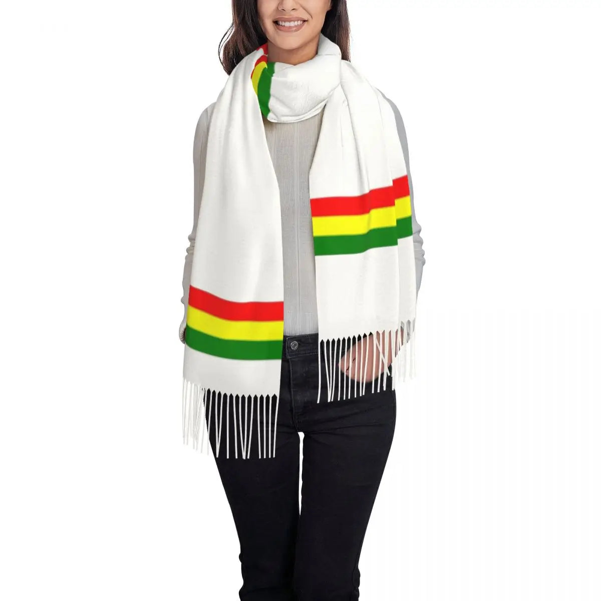 Rasta Stripe Shawl