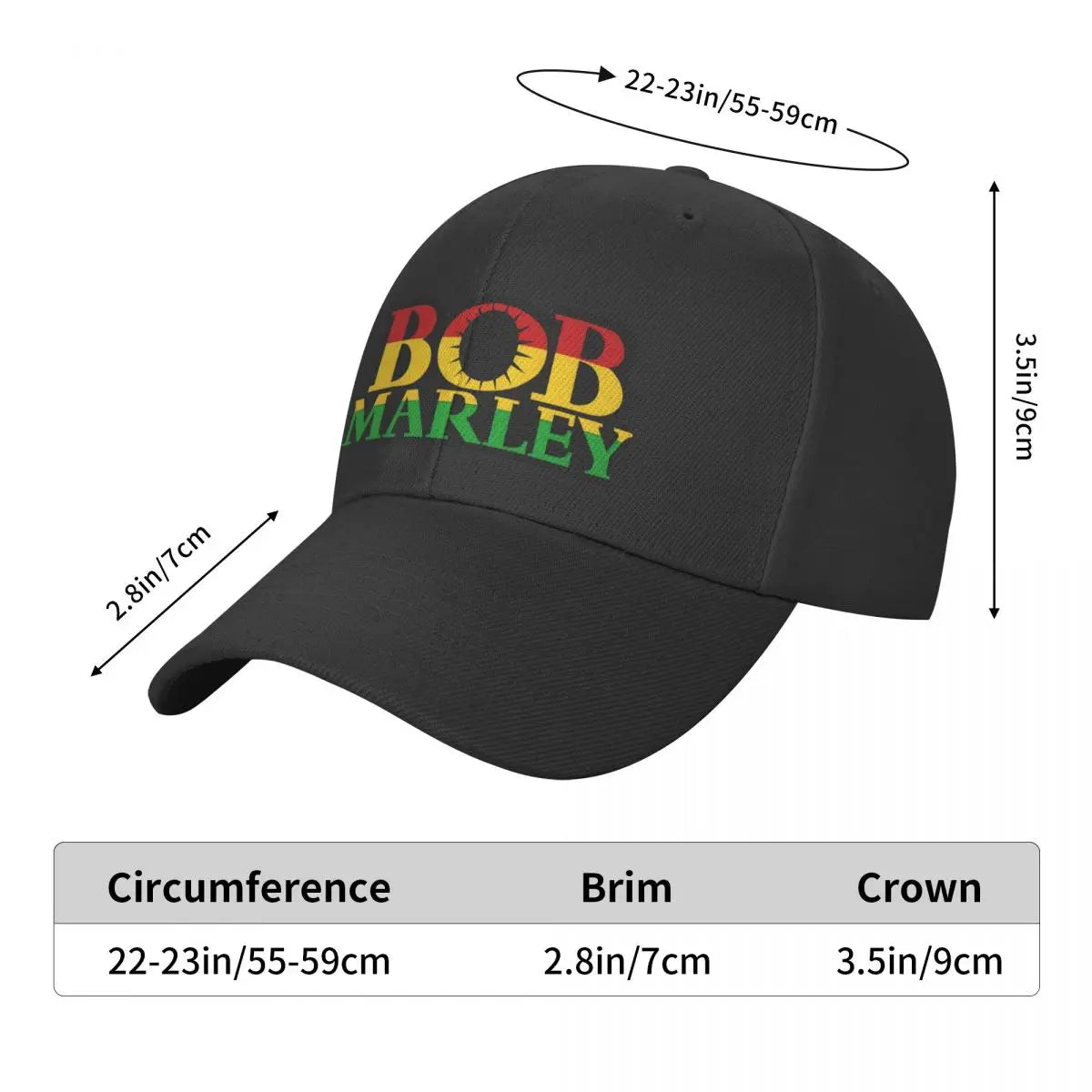 Bob Marley Adjustable Cap