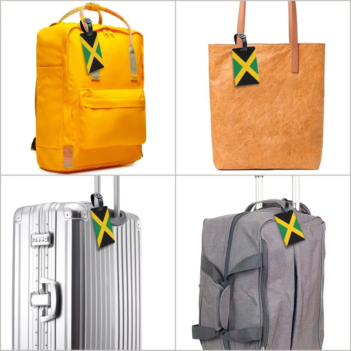 Jamaican Flag Luggage Tag