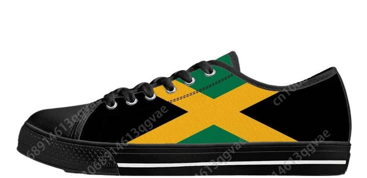 Jamaican Flag Casual Sneakers