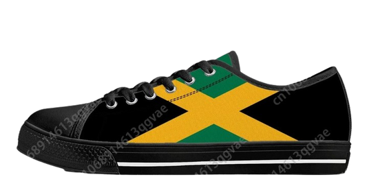 Jamaican Flag Casual Sneakers